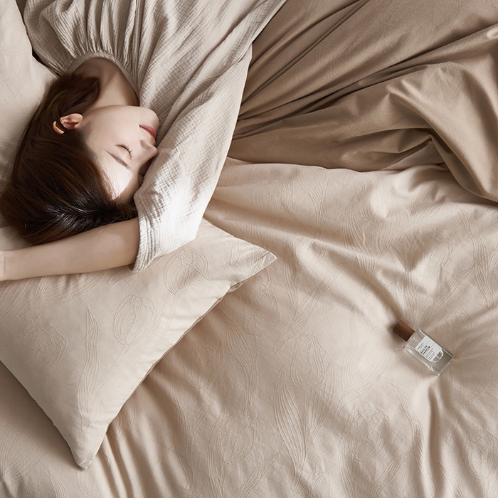 91家纺网 家纺一手货源 找家纺 （总）千朵森 2025新款全棉色织提花磨毛四件套-风格一