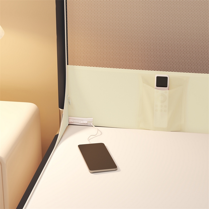 91家纺网 家纺一手货源 找家纺 佳梦家纺 2025新款小卡通坐床蚊帐 nice兔