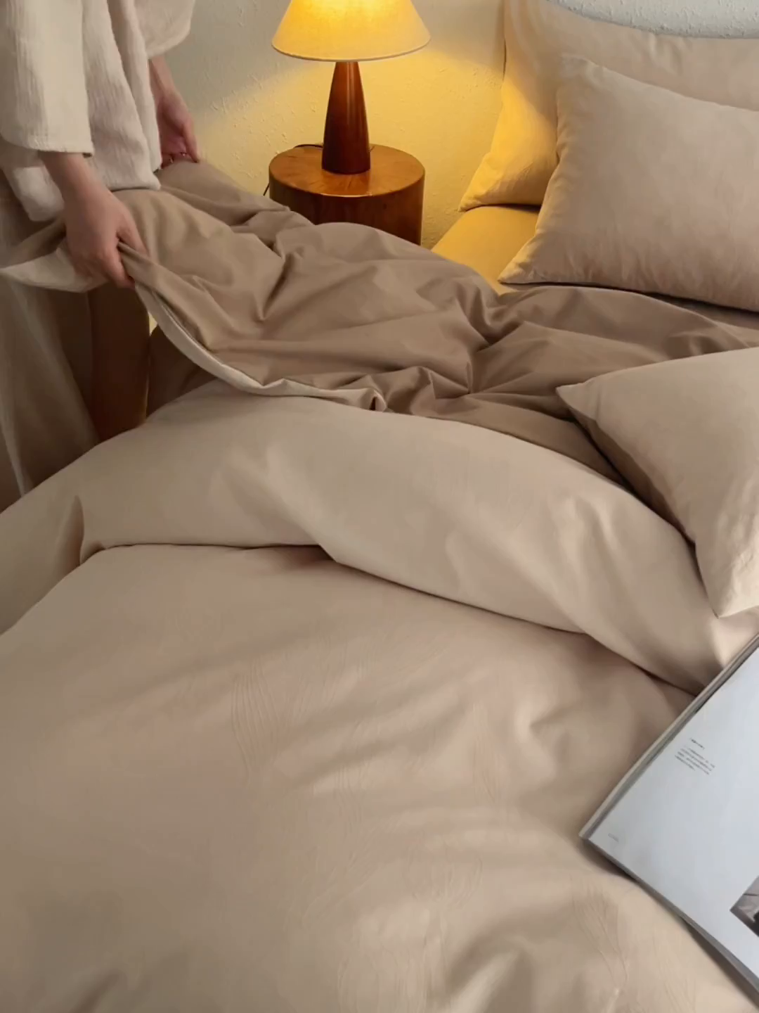 91家纺网 家纺一手货源 找家纺 （总）千朵森 2025新款全棉色织提花磨毛四件套-风格一