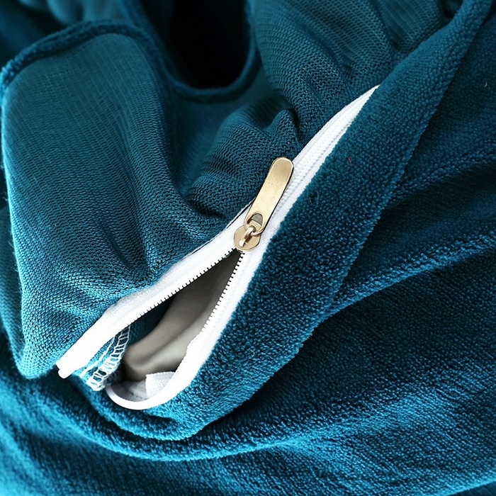 91家纺网 家纺一手货源 找家纺 睡美人 2025新款牛奶绒蕾丝款床裙四件套花仙子系列 花仙子-孔雀绿