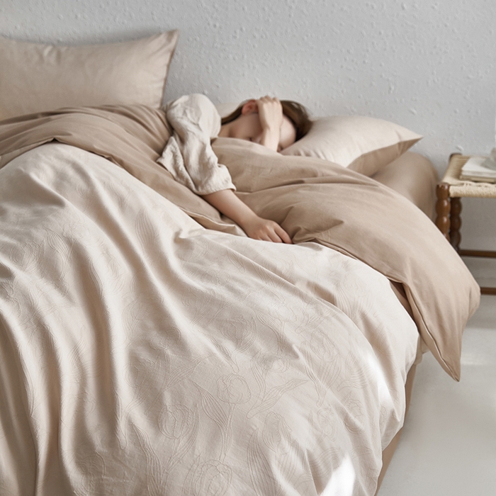 91家纺网 家纺一手货源 找家纺 千朵森 2025新款全棉色织提花磨毛四件套-风格一 欧佩斯-抹茶