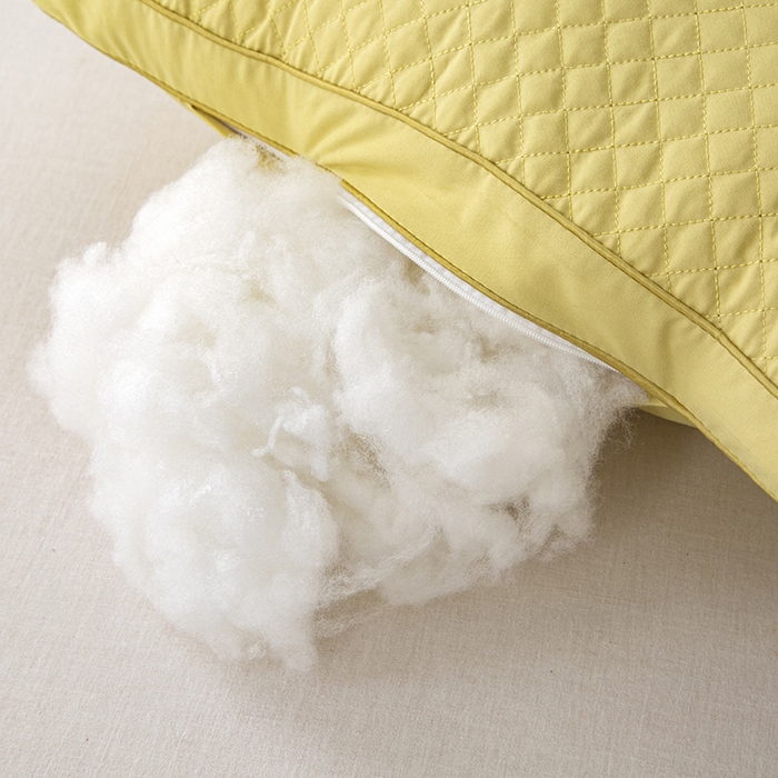 91家纺网 家纺一手货源 找家纺 永乐枕芯 2025新款艾草美眠双边立体枕 枕头枕芯 高枕 双边黄色 48x74cm/只