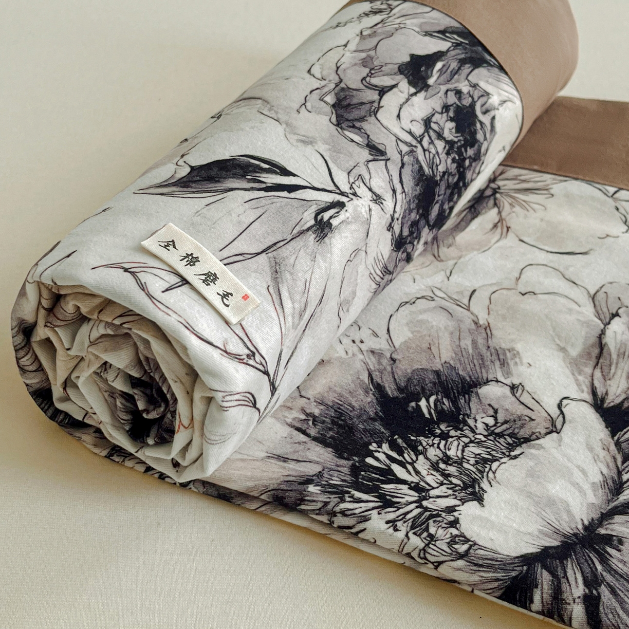 91家纺网 家纺一手货源 找家纺 （总）慕梵家居2025新款A类100%全棉磨毛包边床单纯棉宽边单床单