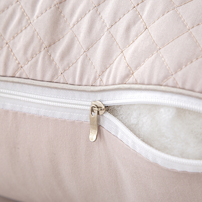 91家纺网 家纺一手货源 找家纺 永乐枕芯 2025新款艾草美眠双边立体枕 枕头枕芯 高枕 双边灰色 48x74cm/只