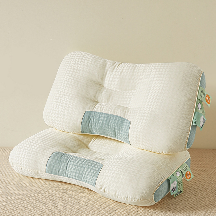 91家纺网 家纺一手货源 找家纺 （总）小米枕芯 2025新款云朵舒适枕亲肤云朵护颈枕羽丝棉枕芯