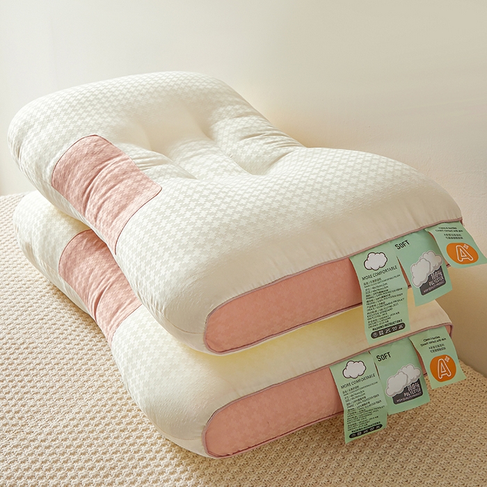 91家纺网 家纺一手货源 找家纺 （总）小米枕芯 2025新款云朵舒适枕亲肤云朵护颈枕羽丝棉枕芯