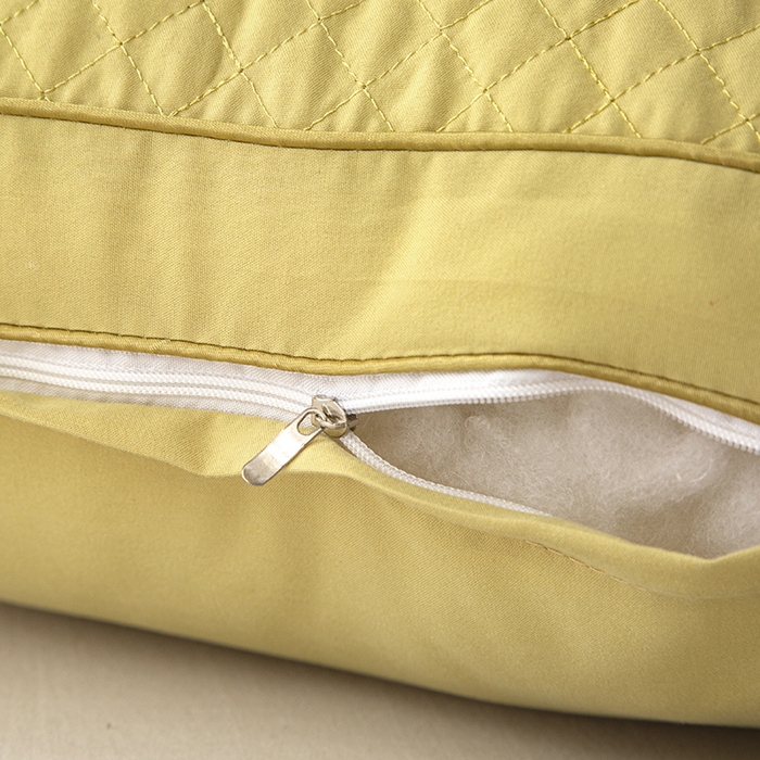 91家纺网 家纺一手货源 找家纺 永乐枕芯 2025新款艾草美眠双边立体枕 枕头枕芯 中枕 双边黄色 48x74cm/只