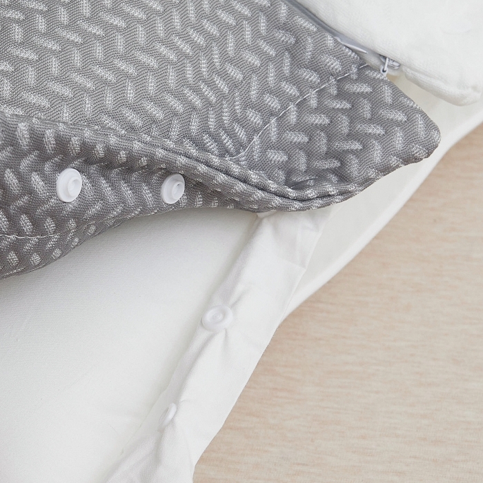 91家纺网 家纺一手货源 找家纺 （总）小米枕芯 2025新款针织三合一颈椎修复枕可拆卸定位护颈枕