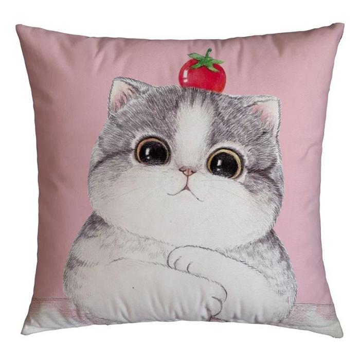 永乐枕芯 2025新款热款卡通居家小抱枕沙发靠垫（颜色随机） 可爱猫咪