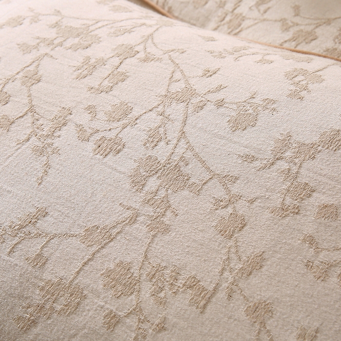 91家纺网 家纺一手货源 找家纺 蔻眠 棉麻立体荞麦护颈枕芯亚麻全荞麦壳枕头 立体棉麻-枝意