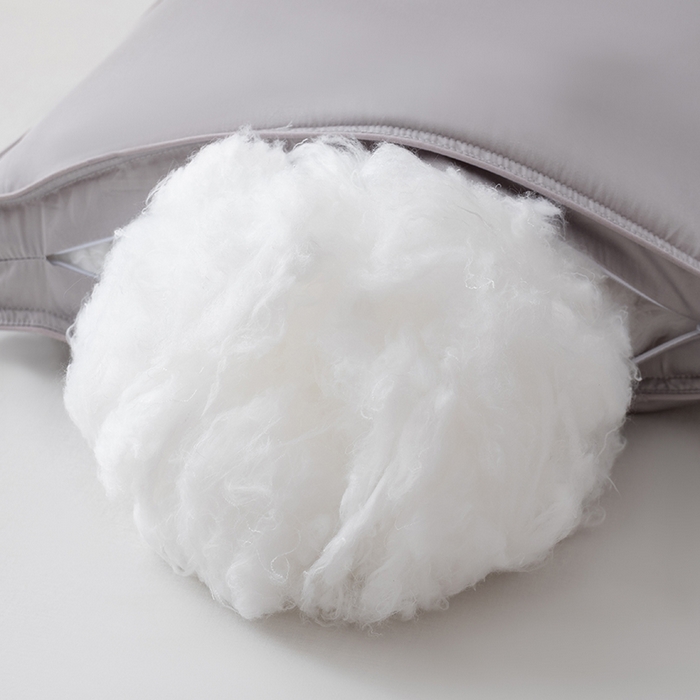 91家纺网 家纺一手货源 找家纺 小米枕芯 2025新款凉茶聚酯纤维枕压线宽边三色枕头枕芯 粉色