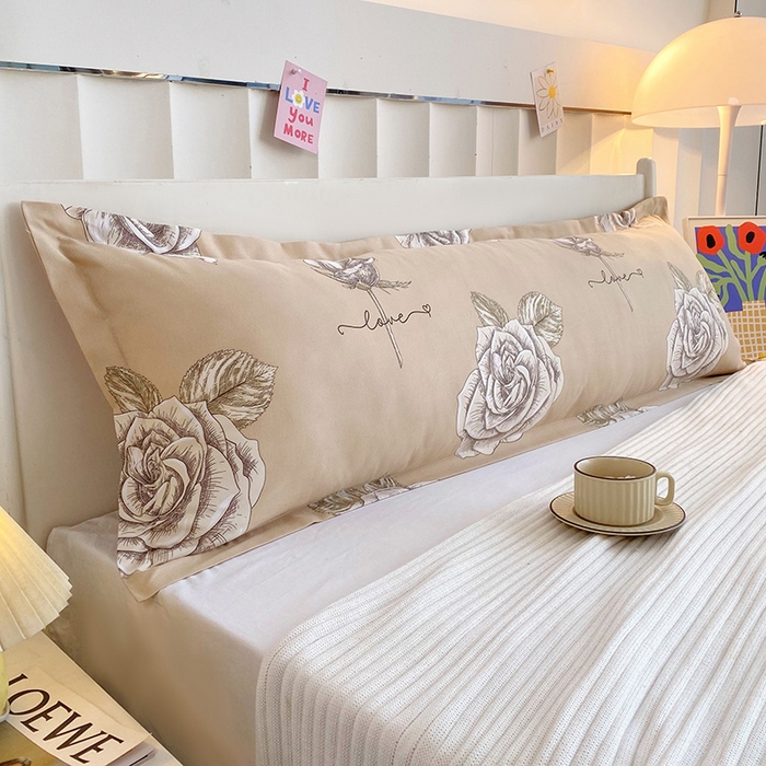 91家纺网 家纺一手货源 找家纺 （总）雨彤家纺 2025新款小清新斜纹印花双人枕套