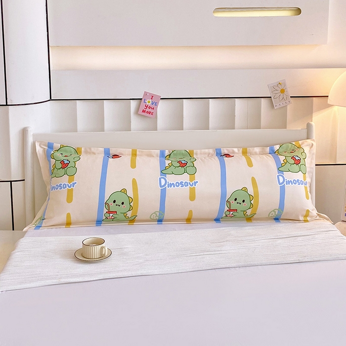 91家纺网 家纺一手货源 找家纺 （总）雨彤家纺 2025新款小清新斜纹印花双人枕套