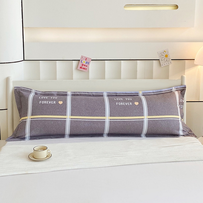 91家纺网 家纺一手货源 找家纺 （总）雨彤家纺 2025新款小清新斜纹印花双人枕套