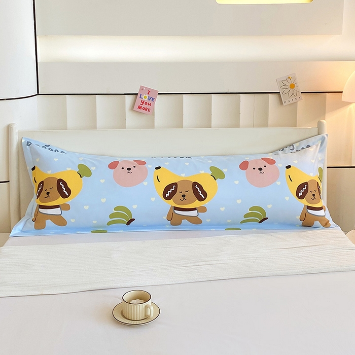 91家纺网 家纺一手货源 找家纺 （总）雨彤家纺 2025新款小清新斜纹印花双人枕套