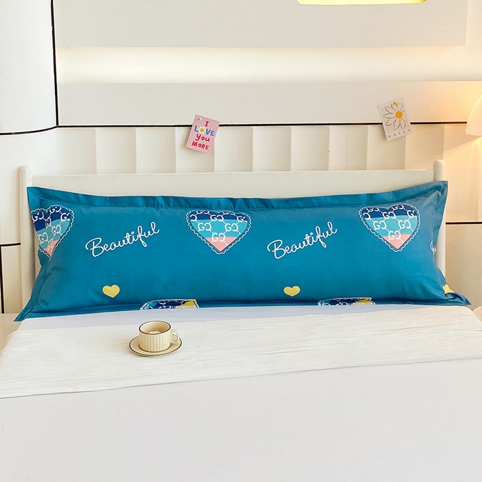 91家纺网 家纺一手货源 找家纺 （总）雨彤家纺 2025新款小清新斜纹印花双人枕套