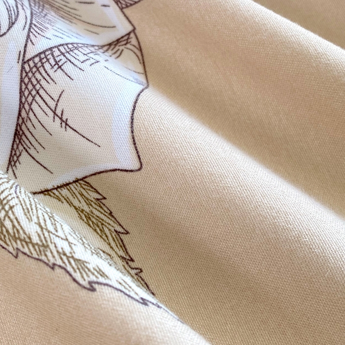 91家纺网 家纺一手货源 找家纺 雨彤家纺 2025新款小清新斜纹印花双人枕套 玫瑰故事