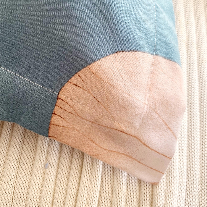 91家纺网 家纺一手货源 找家纺 雨彤家纺 2025新款小清新斜纹印花双人枕套 花韵风情