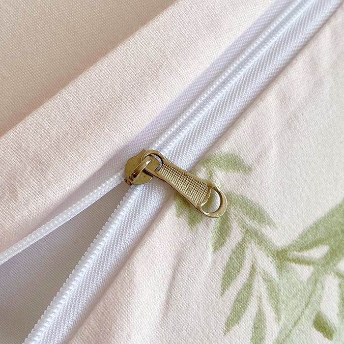 91家纺网 家纺一手货源 找家纺 雨彤家纺 2025新款小清新斜纹印花双人枕套 瑰丽山茶