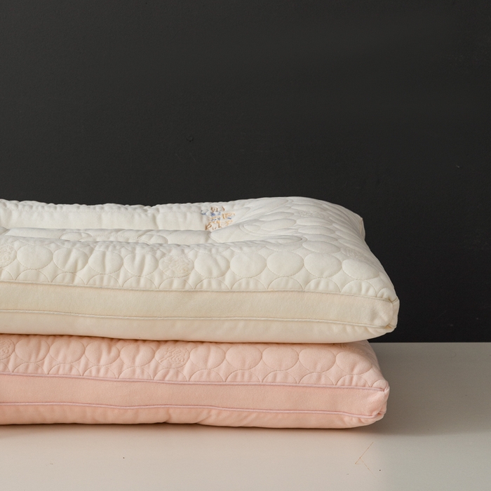 91家纺网 家纺一手货源 找家纺 小米枕芯 2025新款亲肤舒适枕头枕芯-财源滚滚 财源滚滚-白粉