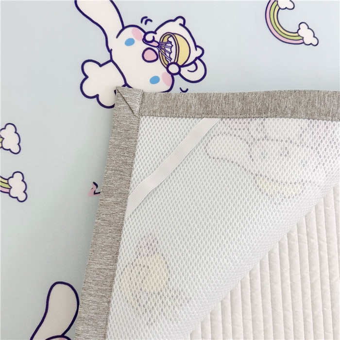 91家纺网 家纺一手货源 找家纺 （总）萌宝家纺 2025新款三丽鸥凉感丝夏被凉席三件套幼儿园小学生宿舍系列