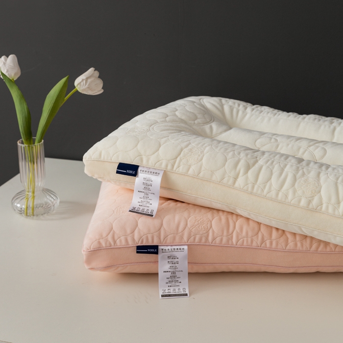 91家纺网 家纺一手货源 找家纺 小米枕芯 2025新款亲肤舒适枕头枕芯-财源滚滚 财源滚滚-白粉