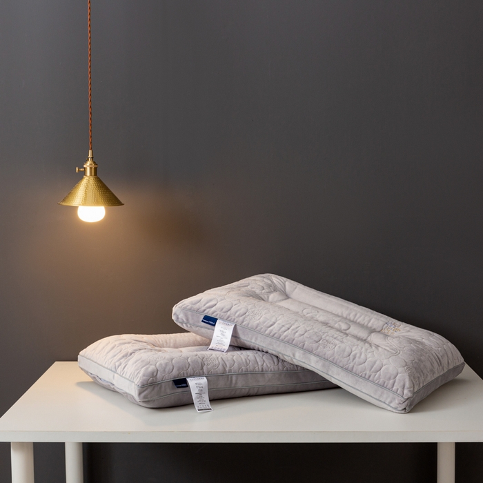 91家纺网 家纺一手货源 找家纺 小米枕芯 2025新款亲肤舒适枕头枕芯-财源滚滚 财源滚滚-灰