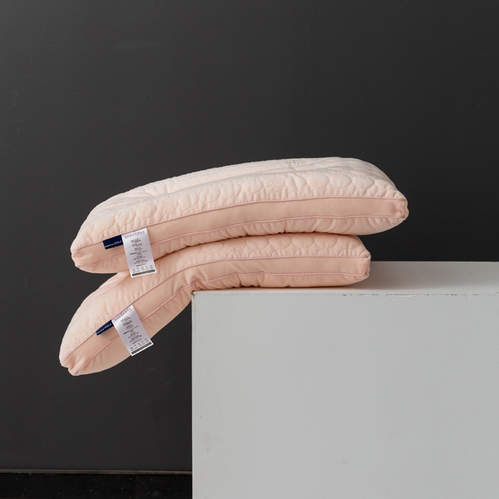 91家纺网 家纺一手货源 找家纺 小米枕芯 2025新款亲肤舒适枕头枕芯-财源滚滚 财源滚滚-粉