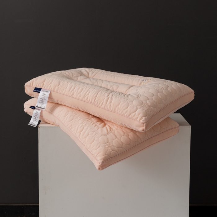 91家纺网 家纺一手货源 找家纺 小米枕芯 2025新款亲肤舒适枕头枕芯-财源滚滚 财源滚滚-粉