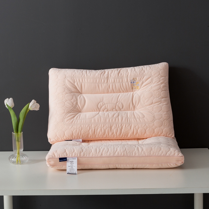 91家纺网 家纺一手货源 找家纺 小米枕芯 2025新款亲肤舒适枕头枕芯-财源滚滚 财源滚滚-粉