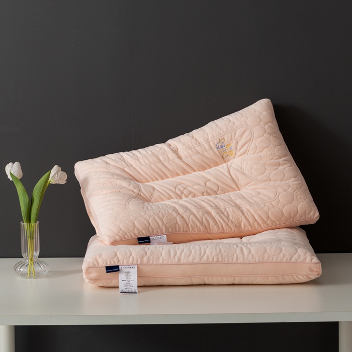 91家纺网 家纺一手货源 找家纺 小米枕芯 2025新款亲肤舒适枕头枕芯-财源滚滚 财源滚滚-粉