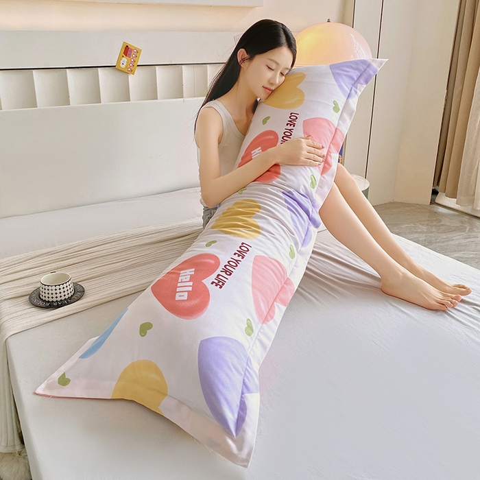 91家纺网 家纺一手货源 找家纺 雨彤家纺 2025新款小清新斜纹印花双人枕套 心情日记