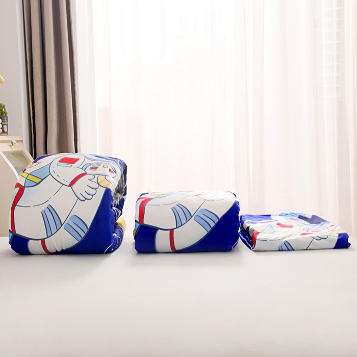 91家纺网 家纺一手货源 找家纺 萌宝家纺 2025新款可拆洗A类儿童豆豆绒大豆冬被儿童婴儿绒春秋被安抚被被子被芯 组合图仅做展示不可下单