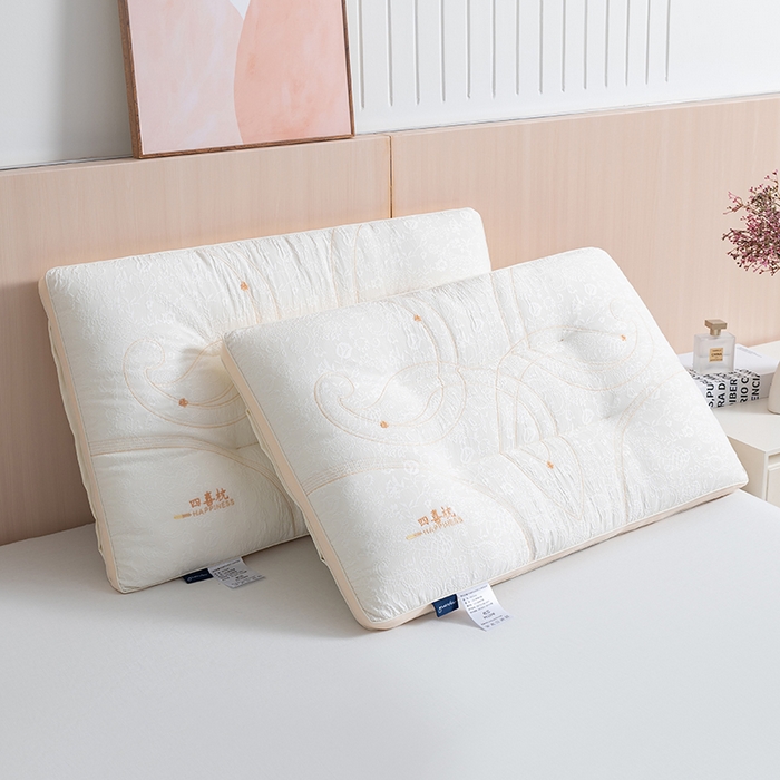 91家纺网 家纺一手货源 找家纺 （总）小米枕芯 2025新款繁花四喜养眠枕头枕芯