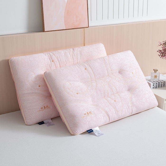 91家纺网 家纺一手货源 找家纺 （总）小米枕芯 2025新款繁花四喜养眠枕头枕芯