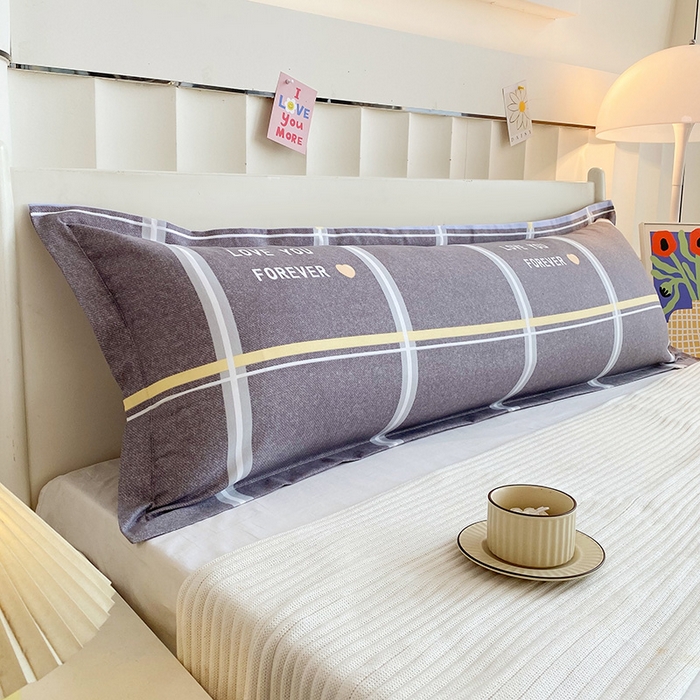 91家纺网 家纺一手货源 找家纺 雨彤家纺 2025新款小清新斜纹印花双人枕套 都市漫想