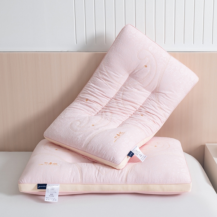 小米枕芯 2025新款繁花四喜养眠枕头枕芯 粉色