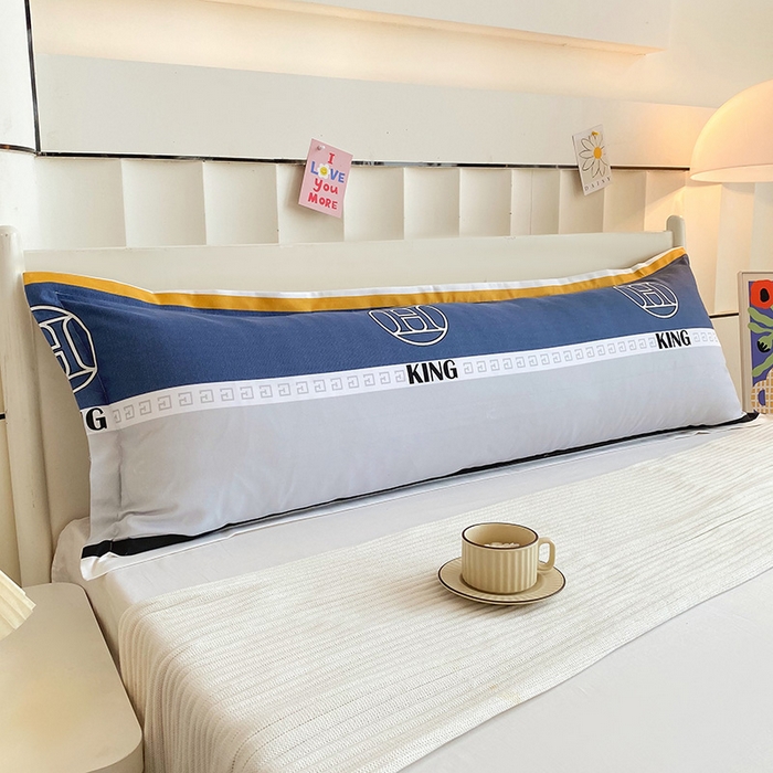 91家纺网 家纺一手货源 找家纺 雨彤家纺 2025新款小清新斜纹印花双人枕套 英伦风