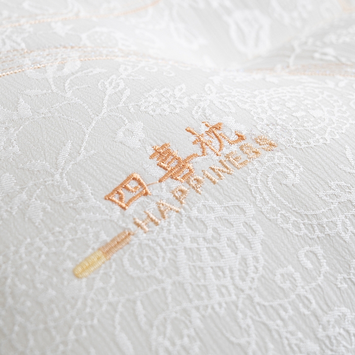 91家纺网 家纺一手货源 找家纺 小米枕芯 2025新款繁花四喜养眠枕头枕芯 粉色