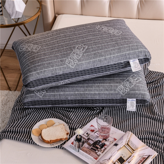 91家纺网 家纺一手货源 找家纺 永乐枕芯 2025新款艾草纤维热熔枕立体可水洗不变形枕芯 石墨烯 48x74cm/只