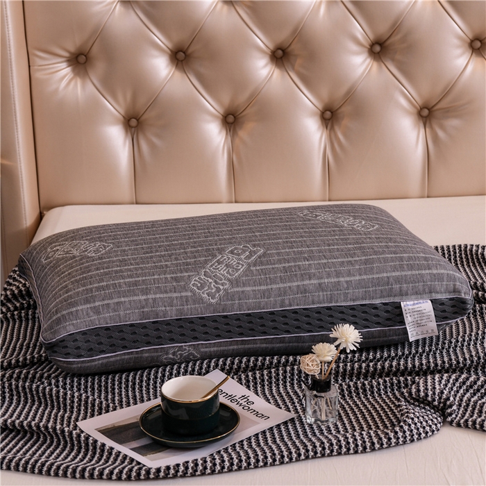 91家纺网 家纺一手货源 找家纺 永乐枕芯 2025新款艾草纤维热熔枕立体可水洗不变形枕芯 石墨烯 48x74cm/只