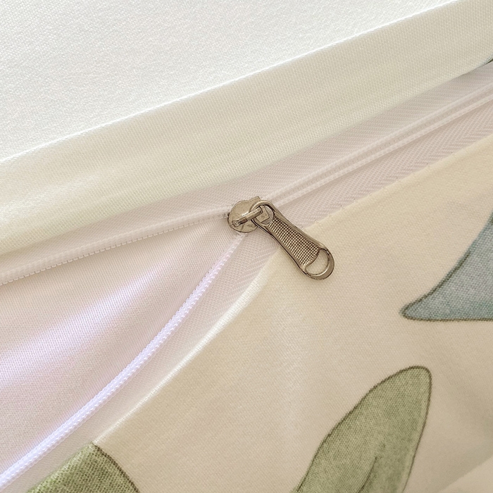 91家纺网 家纺一手货源 找家纺 雨彤家纺 2025新款小清新斜纹印花双人枕套 鹊桥花卉