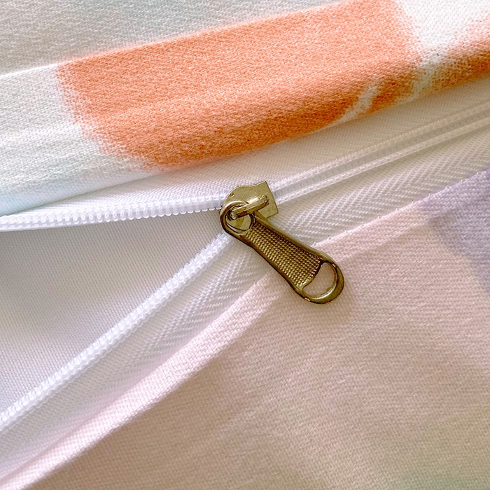 91家纺网 家纺一手货源 找家纺 雨彤家纺 2025新款小清新斜纹印花双人枕套 恋之花