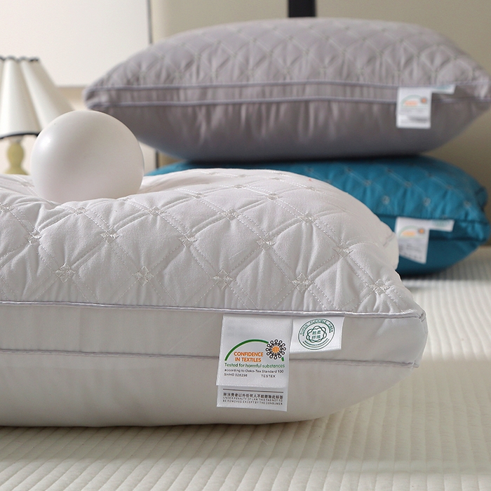 91家纺网 家纺一手货源 找家纺 （总）永乐枕芯 2025新款绗缝满天星枕芯