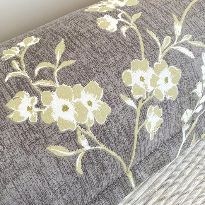 91家纺网 家纺一手货源 找家纺 雨彤家纺 2025新款小清新斜纹印花双人枕套 浅忆时光