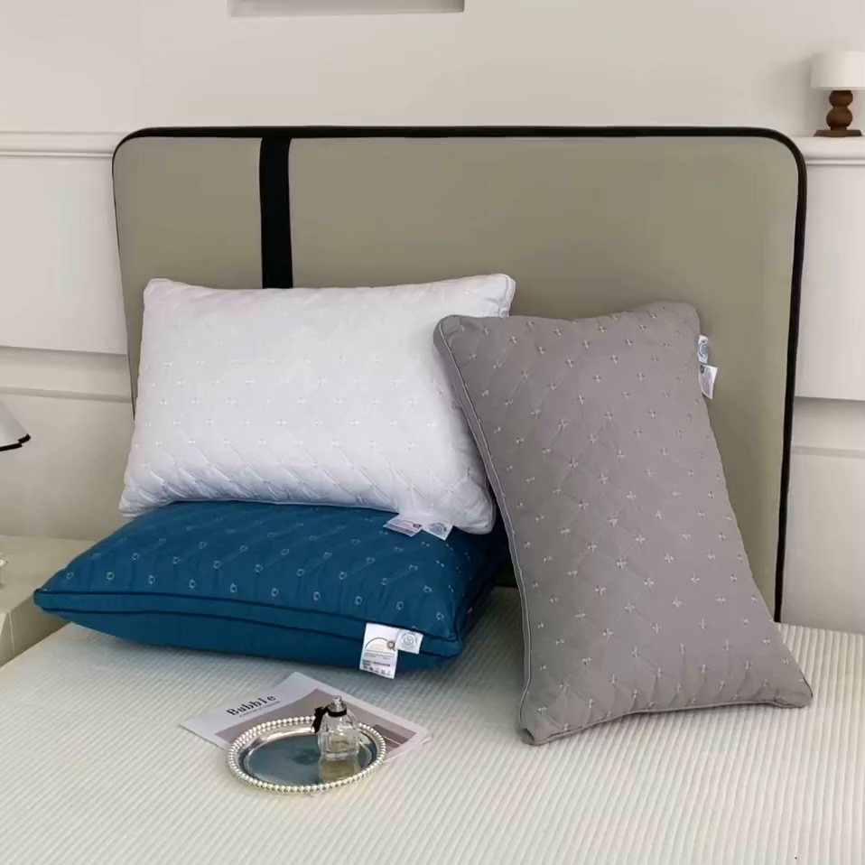 91家纺网 家纺一手货源 找家纺 （总）永乐枕芯 2025新款绗缝满天星枕芯