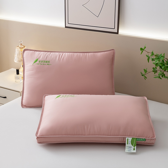 91家纺网 家纺一手货源 找家纺 小米枕芯 2025新款简约纯色舒适枕头枕芯 蓝色