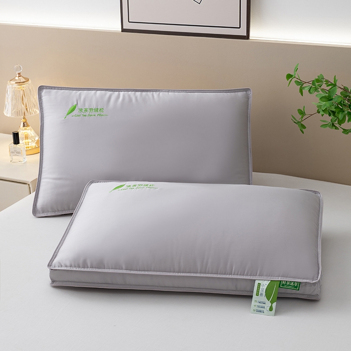 91家纺网 家纺一手货源 找家纺 小米枕芯 2025新款简约纯色舒适枕头枕芯 粉色