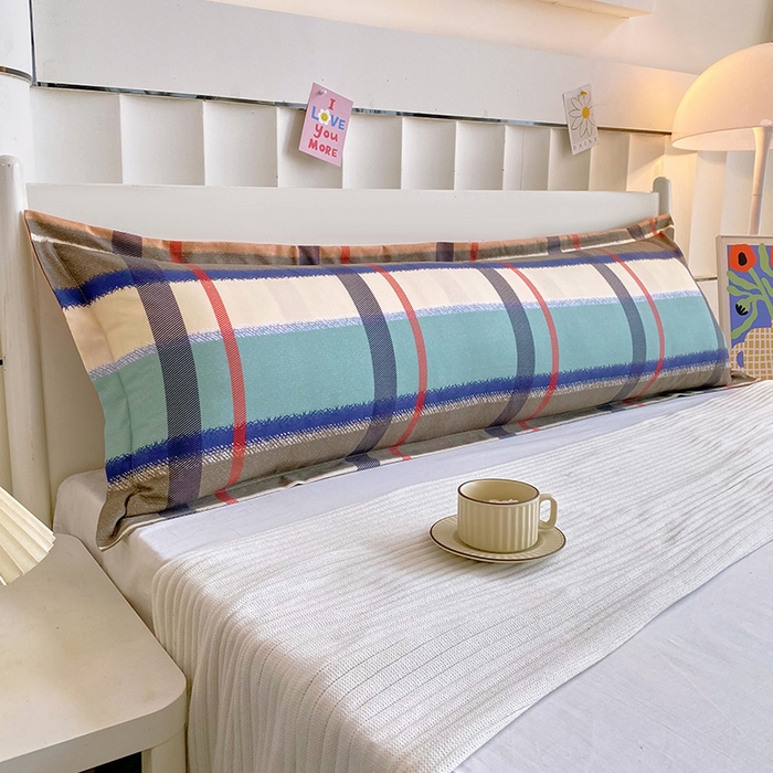 91家纺网 家纺一手货源 找家纺 雨彤家纺 2025新款小清新斜纹印花双人枕套 欧蓓拉