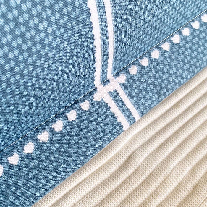 91家纺网 家纺一手货源 找家纺 雨彤家纺 2025新款小清新斜纹印花双人枕套 星光